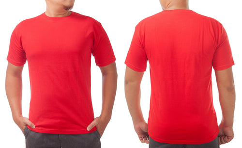 Red Plain Tshirt